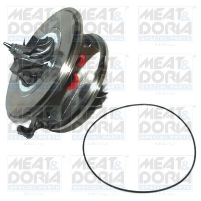 Core assembly, turbocharger